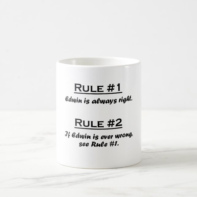 Taza De Café Regla Edwin (Centro)