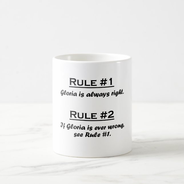 Taza De Café Regla Gloria (Centro)