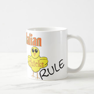 Taza De Café Regla italiana de los polluelos