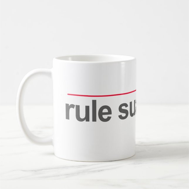 TAZA DE CAFÉ "REGLA SUA SPONTE" -- (Izquierda)