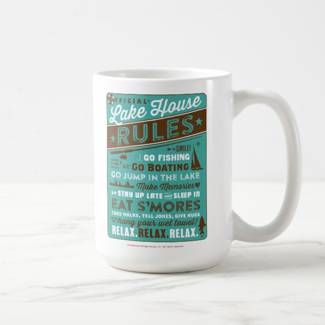Taza De Café Reglas de Lake House (Derecha)