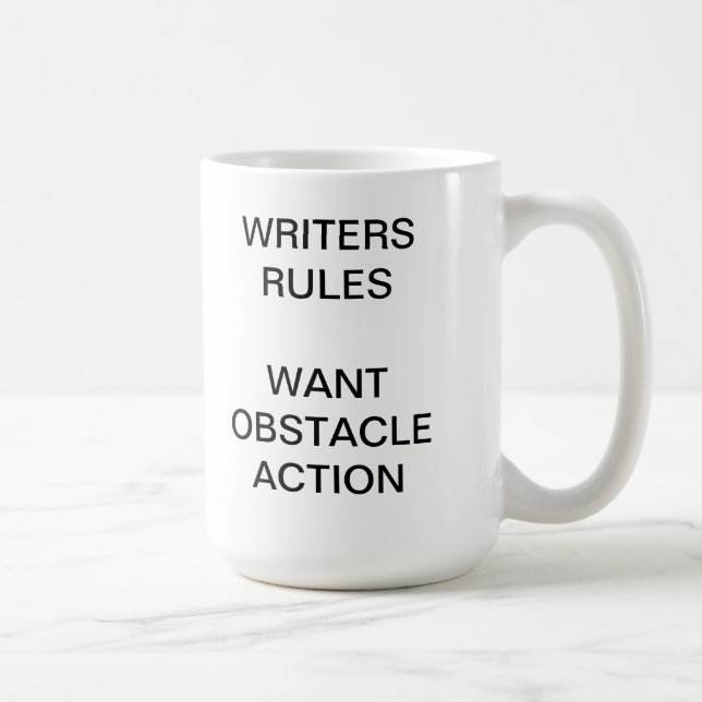 Taza De Café Reglas de los escritores (Derecha)