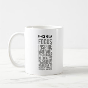 Taza De Café Reglas de Office