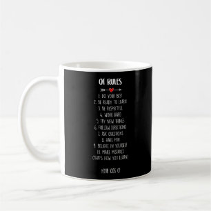 Taza De Café Reglas De Terapia Ocupacional
