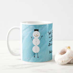 Taza De Café Regocijarse en el muñeco de nieve del Señor Snowma