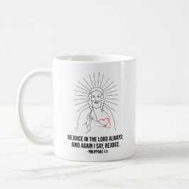 Taza De Café Regocijarse En El Señor Siempre Es Cristiano
