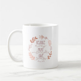 Taza De Café Regocijarse Siempre, Rezar Continuamente, Dar Grac