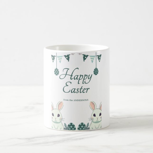 Taza De Café "Regocijarse y celebrar: Deseos de Pascua para ti" (Centro)