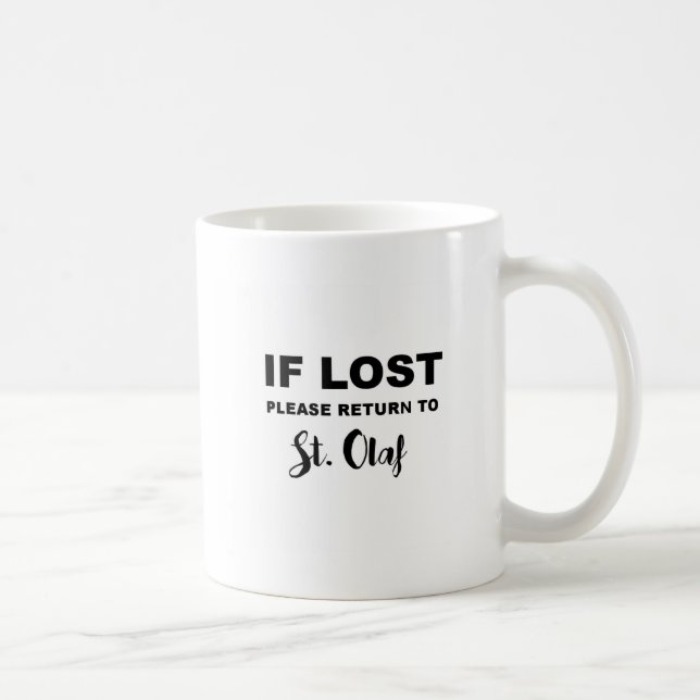 Taza De Café Regresar a St. Olaf (Derecha)