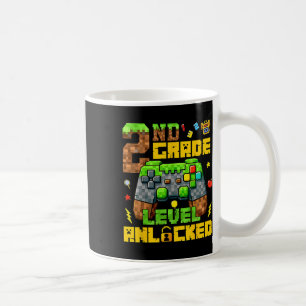 Taza De Café Regreso a la escuela de 2do grado Gamer Primer día