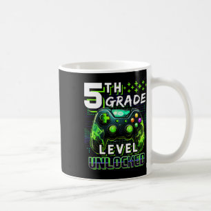 Taza De Café Regreso a la Escuela Niño de 5to Grado Jugador Pri