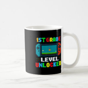 Taza De Café Regreso a la Escuela Nivel 1er Grado Desbloqueado 