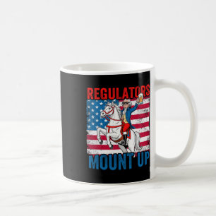 Taza De Café Reguladores de Mount Up 4 de julio Día Independien