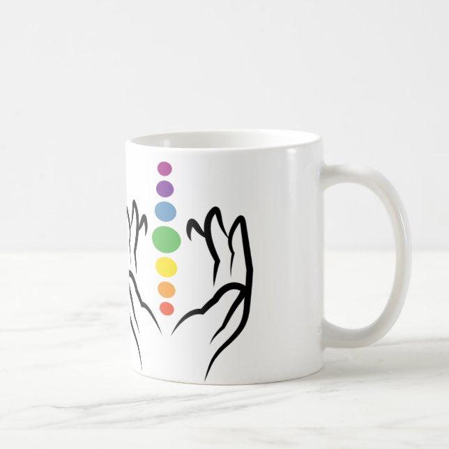 Taza De Café Reiki/Chakra (Derecha)