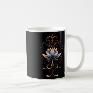 Taza De Café Reiki de mujer Flor de Loto Nueva Era Meditación Y