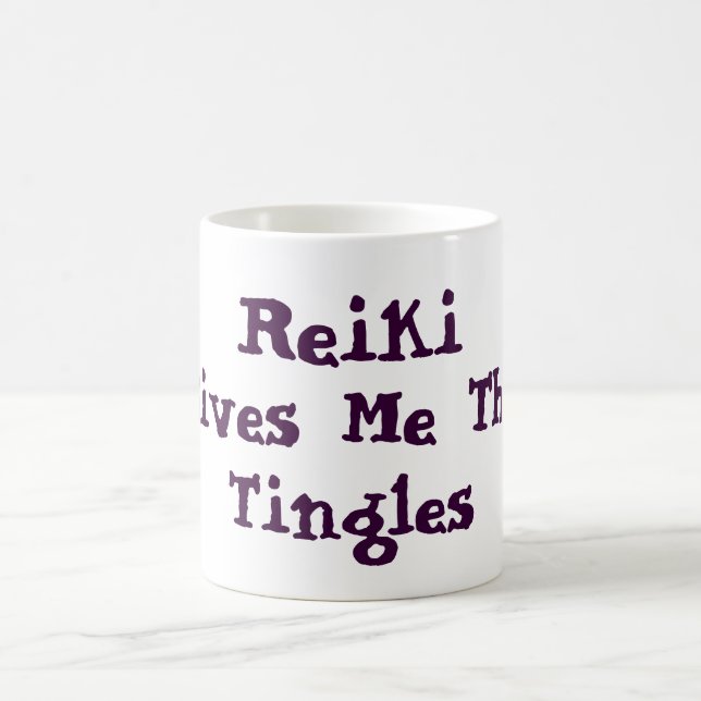 Taza De Café Reiki Me Da Tingles (Centro)