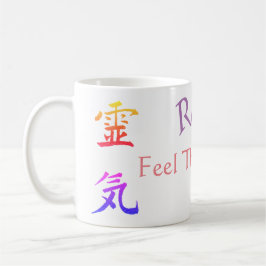 Taza De Café Reiki Siente El Arcoiris Energético