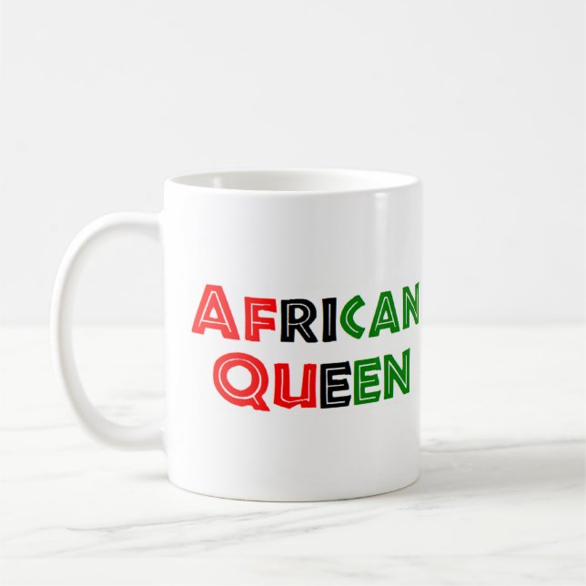 Taza De Café reina africana (Izquierda)