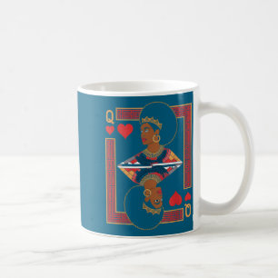 Taza De Café Reina africana tarjeta melanina orgullo negro blm