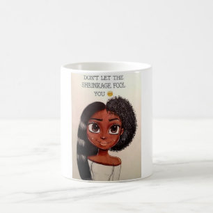 Taza De Café Reina afro 