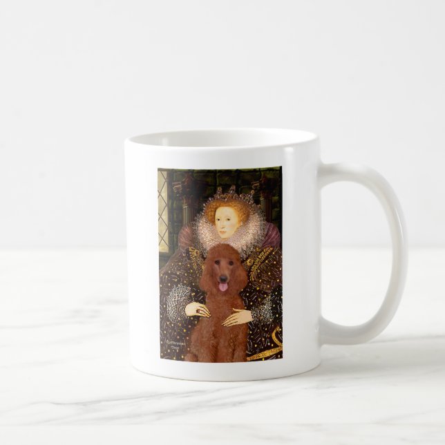 Taza De Café Reina - Comodle estándar rojo oscuro #1 (Derecha)