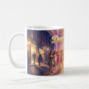 Taza De Café Reina de baile de la noche de viernes Sparkle Mug