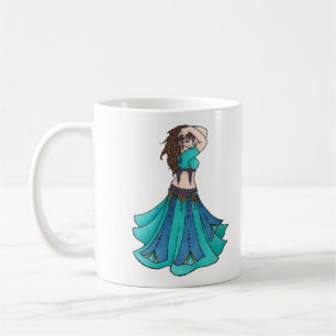 Taza De Café Reina de Beledi Bailarina de vientre Adorno