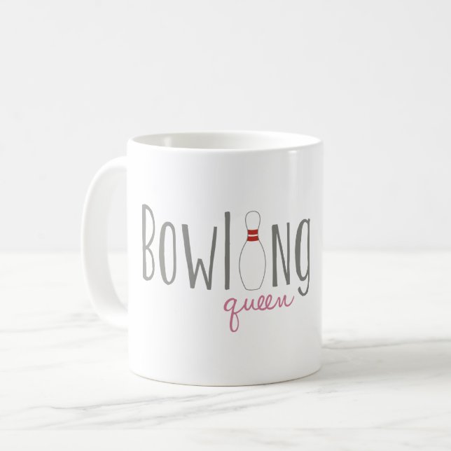Taza De Café Reina de boliche (Anverso izquierdo)