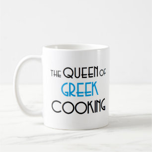 Taza De Café reina de cocina griega