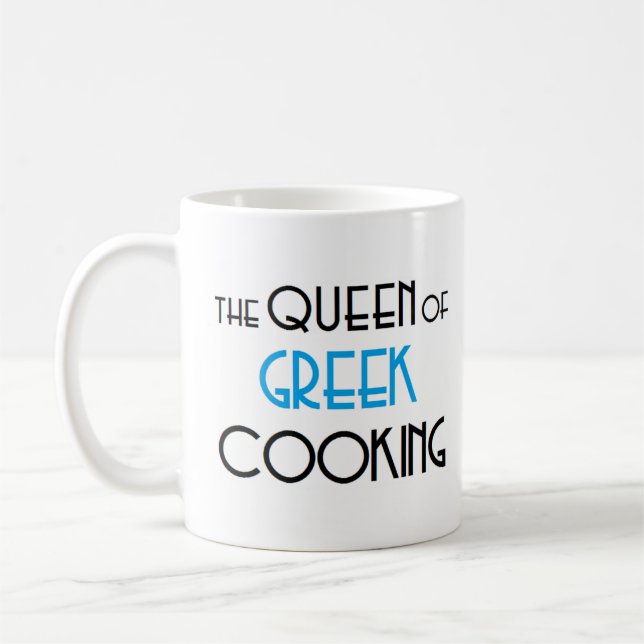 Taza De Café reina de cocina griega (Izquierda)