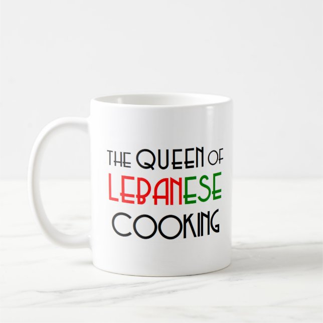 Taza De Café reina de cocina libanesa (Izquierda)