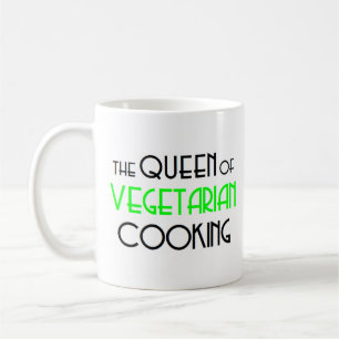 Taza De Café reina de cocina vegetariana