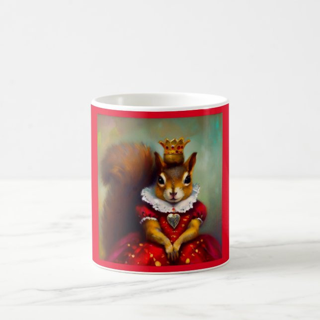 Taza De Café Reina de corazón de ardilla (Centro)
