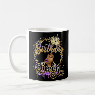 Taza De Café Reina de cumpleaños feliz Fiesta de cumpleaños par