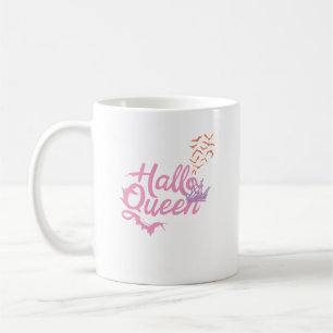 Taza De Café Reina de Halloween, Halloqueen, arte de Halloween