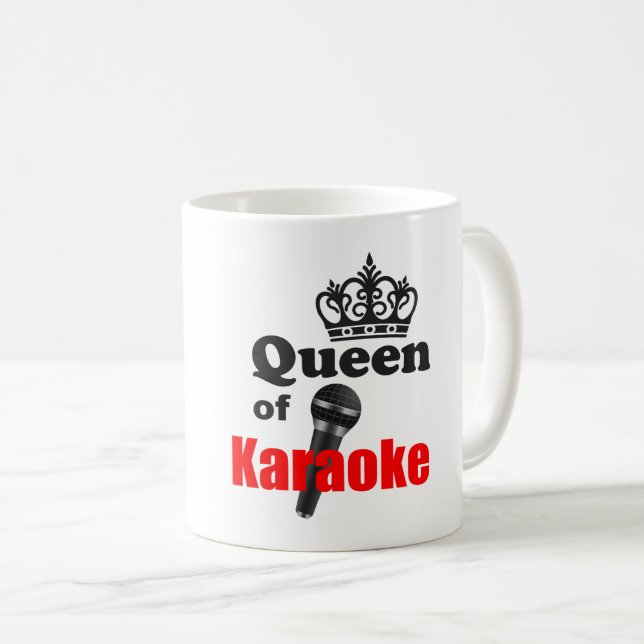 Taza De Café Reina de Karaoke (Anverso derecho)