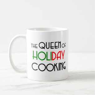 Taza De Café reina de la cocina de vacaciones
