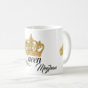 Taza De Café Reina de la corona personalizada