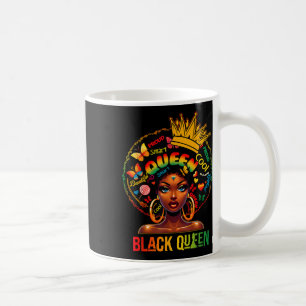 Taza De Café Reina de la Historia Negra Mes de la Historia Negr