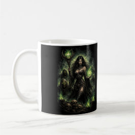Taza De Café Reina de la Llama Verde