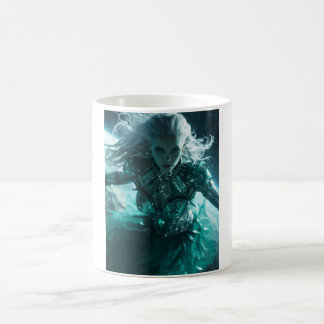 Taza De Café Reina de la Nebulosa Esmeralda – Armadura Cósmica