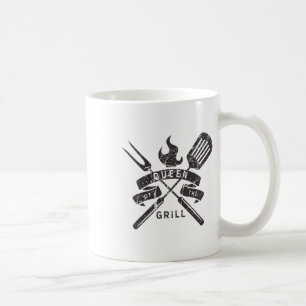 Taza De Café Reina De La Parrillada - Cita Maestro De Parrillad