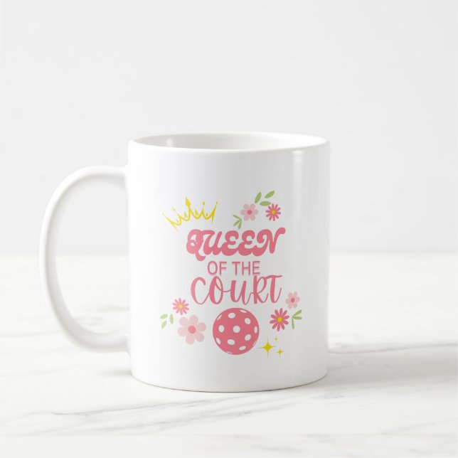 Taza De Café Reina de la pista de pelota (Izquierda)