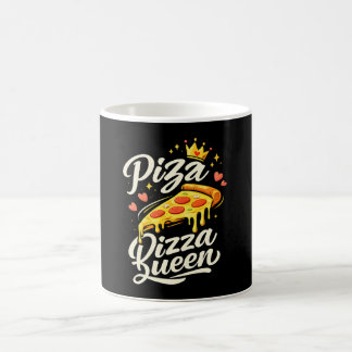 Taza De Café Reina de la Pizza Divertida Cocina para Mujeres Re