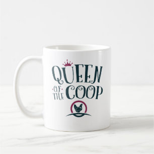 Taza De Café Reina de las mujeres agricultoras de gallinas