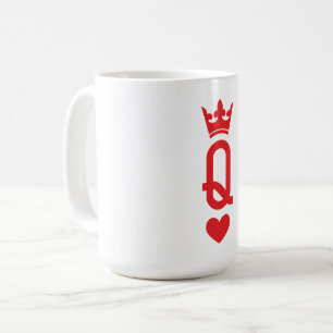 Taza De Café Reina de las tarjetas