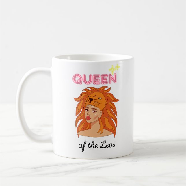 Taza De Café Reina de los Leos (Izquierda)