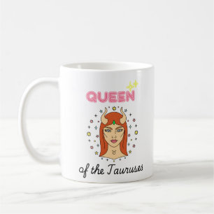 Taza De Café Reina de los Taurus