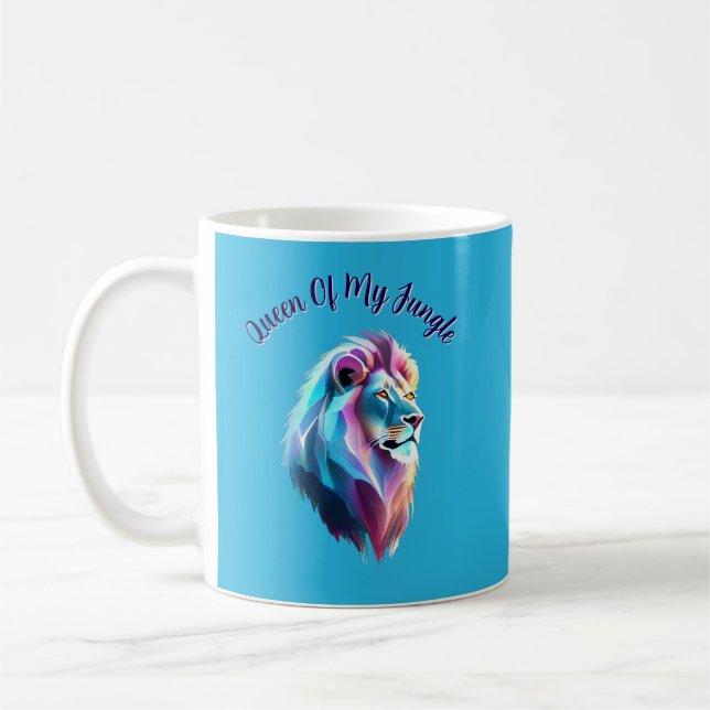 Taza De Café "Reina De Mi Propia Selva" (Izquierda)
