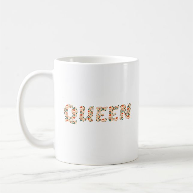 Taza De Café Reina de Navidad (Izquierda)